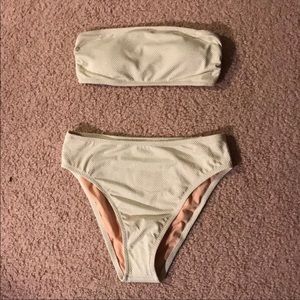 Leith bandeau bikini NWOT